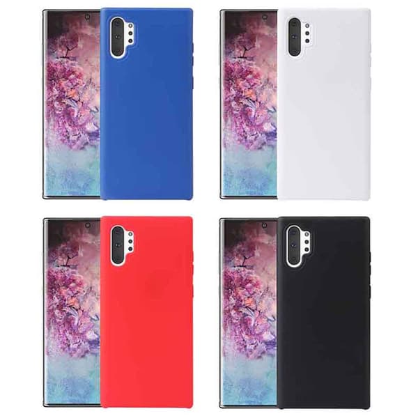 Stødabsorberende silikonecover - Samsung Galaxy Note10+ Ljusrosa