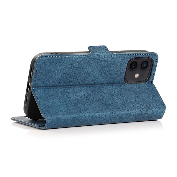 Genomtänkt Plånboksfodral (FLOVEME) - iPhone 12 Mörkblå