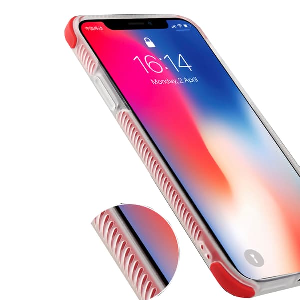 Kraftfullt Skyddsskal Floveme - iPhone 11 Pro Max Rosa Rosa