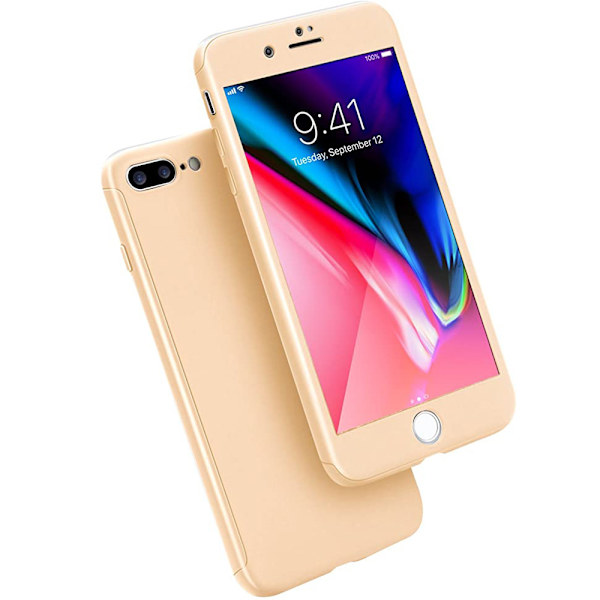 Stødabsorberende dobbeltskal (Floveme) - iPhone 7 Plus Guld