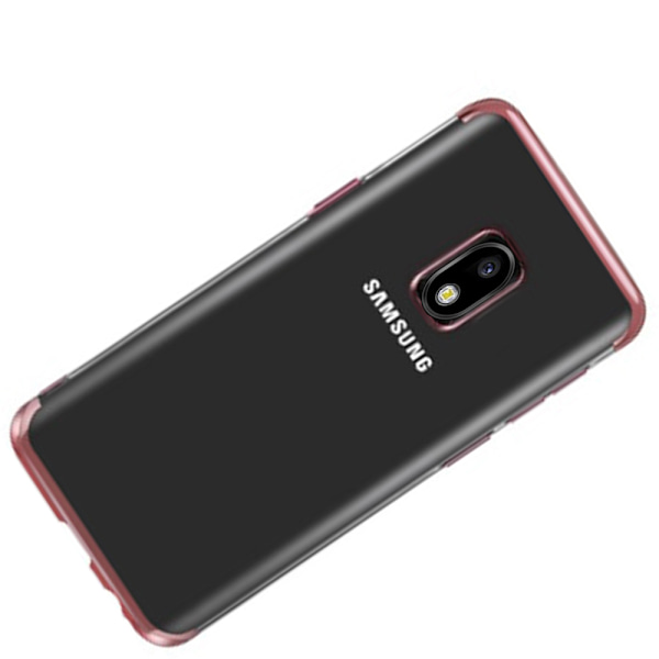 Samsung Galaxy J3 2017 - Exklusivt Floveme Silikonskal Roséguld