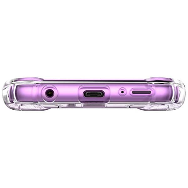 Støtsikkert deksel med kortholder - Samsung Galaxy S9 Transparent