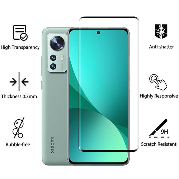 3-PAK Xiaomi 12T Pro Skjermbeskyttelse 2.5D 0,3mm Transparent