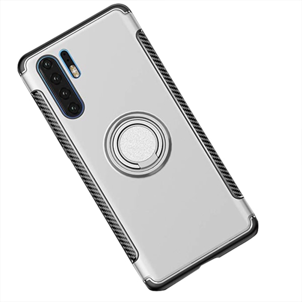 Huawei P30 Pro - Stilrent Skal med Ringhållare (FLOVEME) Grå