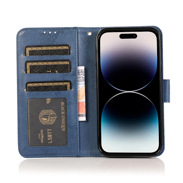 Smidigt Plånboksfodral - iPhone 14 Pro Svart