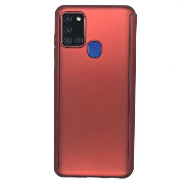 Samsung Galaxy A21S - Elegant dobbeltcover Röd