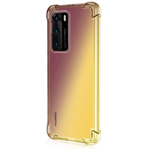 Huawei P40 - Skyddsskal i Silikon Blå/Rosa