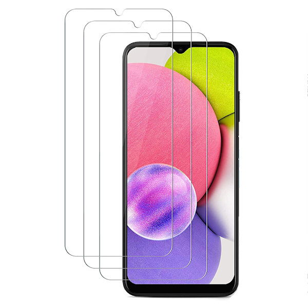 Galaxy A23 Skärmskydd Härdat glas Skyddsfilm Displayskydd Transparent