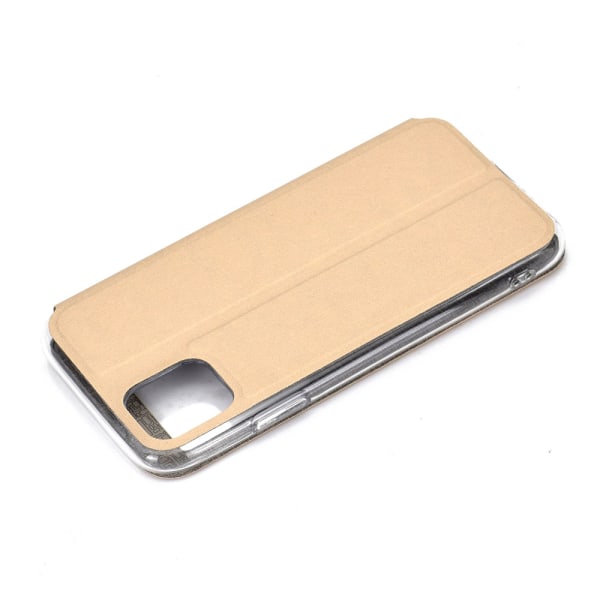 Smooth Case Answer funktion med vindue - iPhone 11 Guld