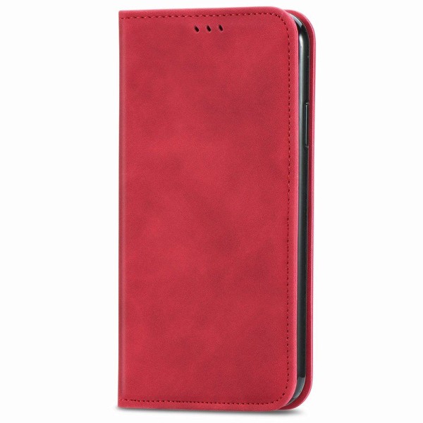 Käytännöllinen tyylikäs lompakkokotelo - iPhone 12 Röd