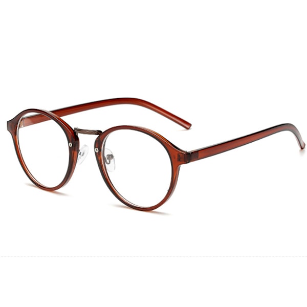 Eleganta Retro-Glasögon (Utan Styrka) Leopardmönstrat