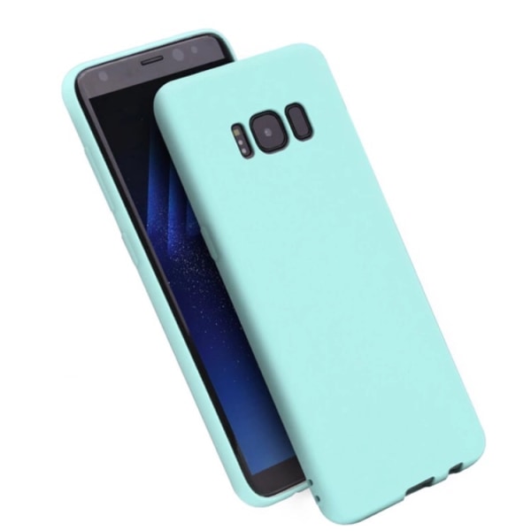 Tyylikäs silikonikuori LEMAN Samsung Galaxy S6:lta Ljusblå