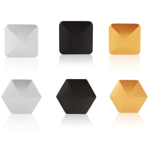 Tillfredställande Anti-Ångest Flipo Fidget Toy Silver Hexagon