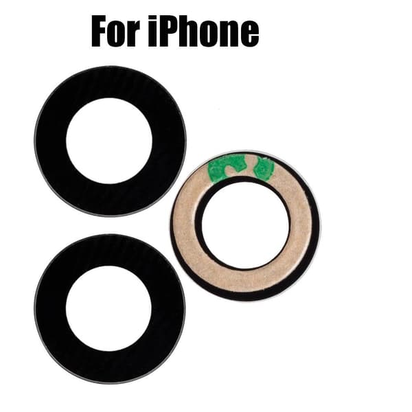 2-PACK Bakre Kamerafälglins Reservdel iPhone 11 Pro Transparent