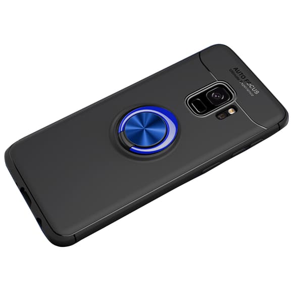 Samsung Galaxy A6 2018 - Skal med Ringhållare Blå/Blå