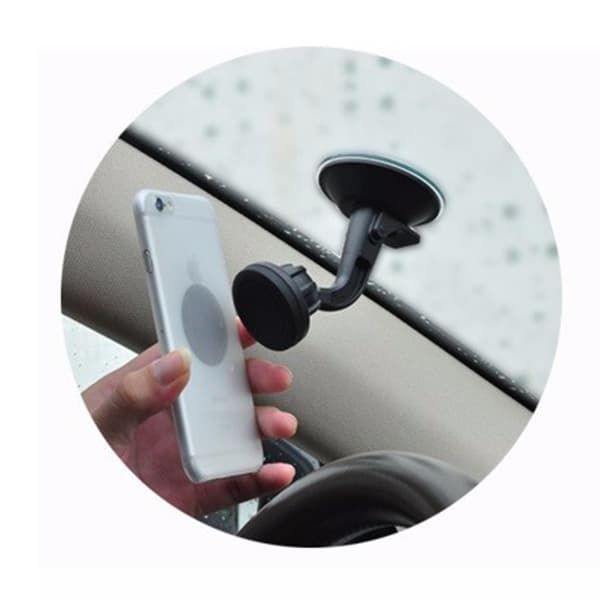 Lättanvänd Mobilhållare Bilhållare (Sugpropp) Svart