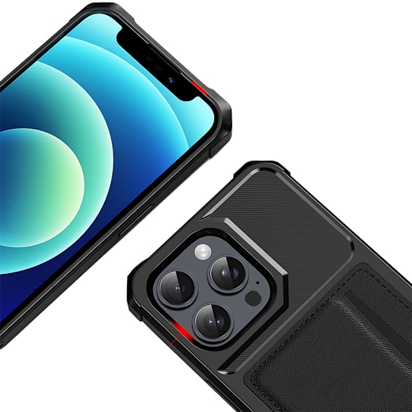 iPhone 13 Pro Plånboksfodral - Tunn Design med Maximal Funktion