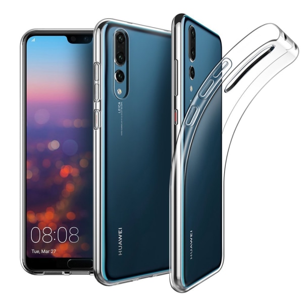 Smart Silicone Cover (Ruff-Grip) Huawei P20 Prolle Transparent/Genomskinlig