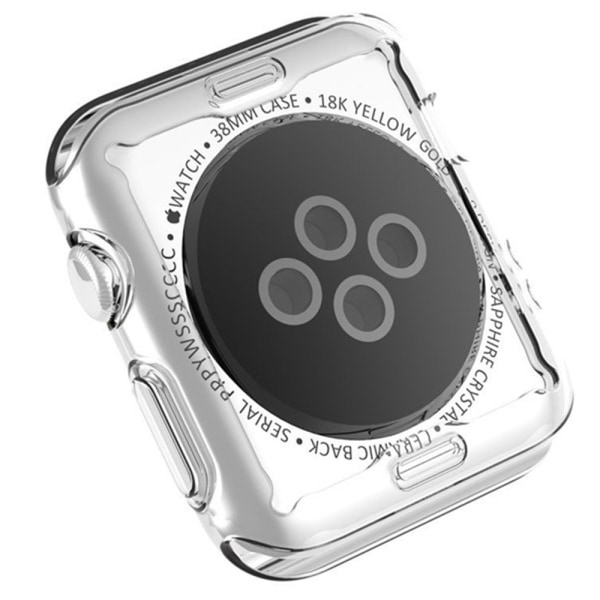 Ammattimainen TPU-kotelo Apple Watch Series 4:lle 44mm Transparent/Genomskinlig