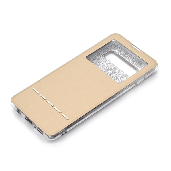 Samsung Galaxy S10 + - Eksklusivt deksel (svarfunksjon) Guld