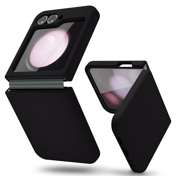 Samsung Galaxy Z Flip 6 - Elegant Matt Skal för Optimal Skydd Svart