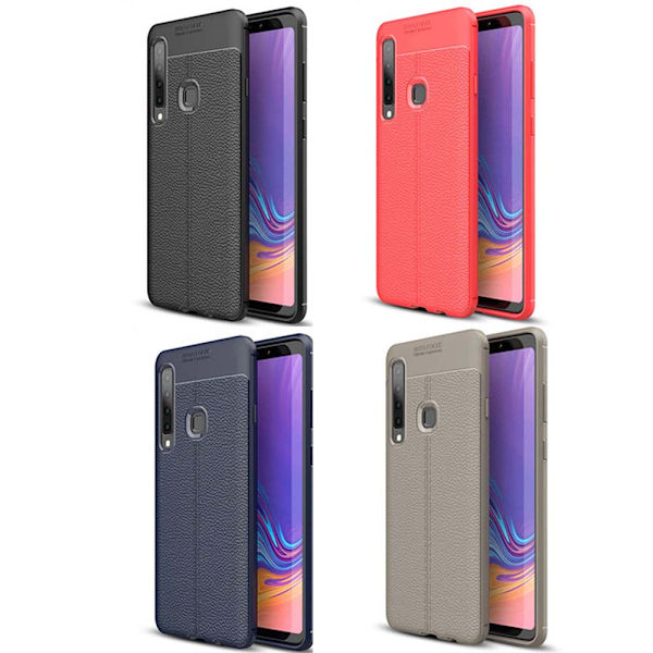 Kraftfullt Skyddsskal - Samsung Galaxy A9 2018 Grå Grå