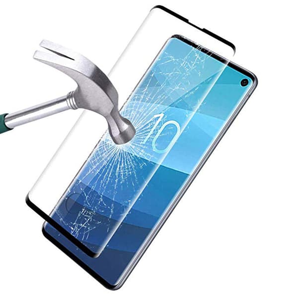 2-PACK Skärmskydd CASE-Friendly HD 0,3mm Samsung Galaxy S10 Svart
