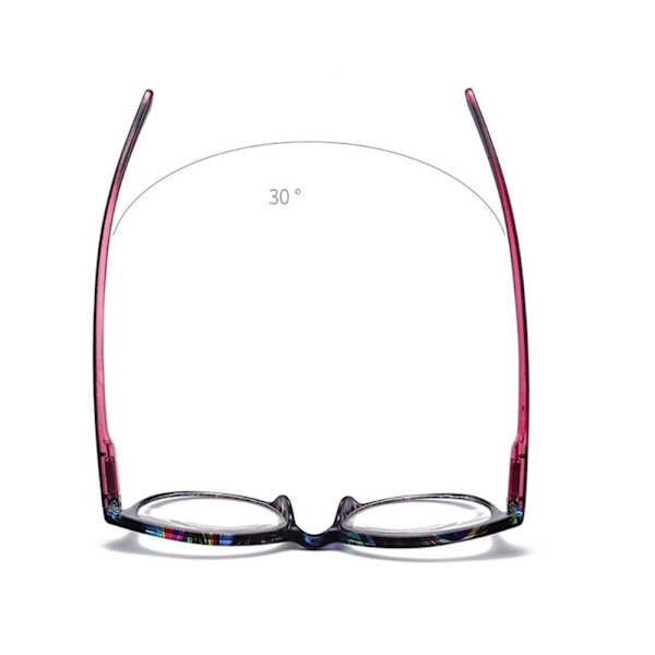 Eleganta Läsglasögon Rosa 1.0
