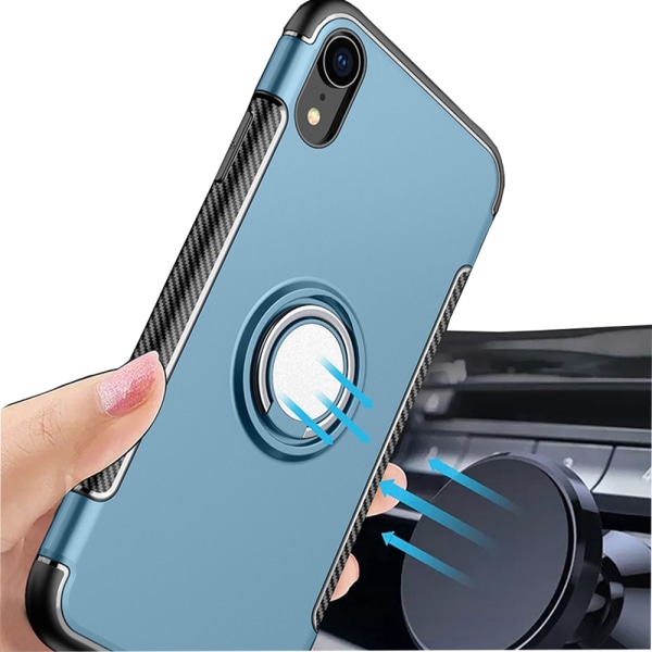 iPhone XR - ODOR Stilrent Skyddsskal Petrol