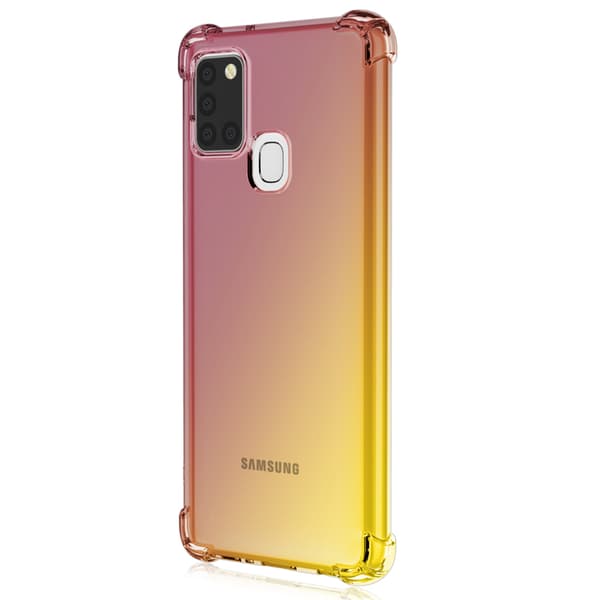 Samsung Galaxy A21S - Robust Skyddsskal i Silikon Transparent