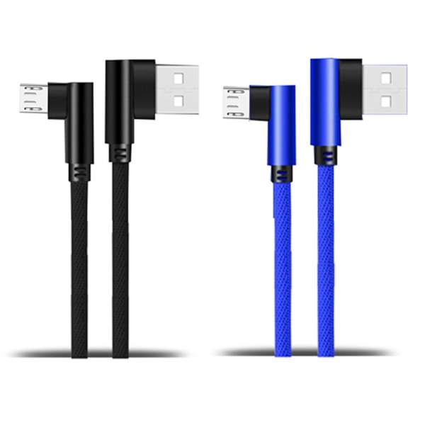 Kraftfull Snabbladdnings Kabel Micro-USB Blå 1 Meter