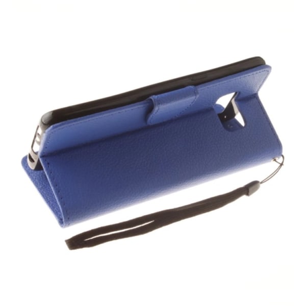 Stilig lommebokdeksel (NKOBEE) Samsung Galaxy S7 Edge Blå