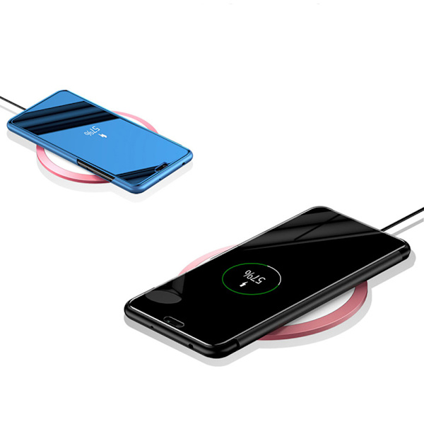 Stilfuldt (Leman) etui - iPhone 14 Pro Max Himmelsblå