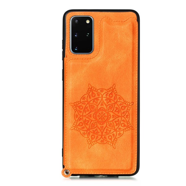 Glat cover med kortrum - Samsung Galaxy S20 FE Orange