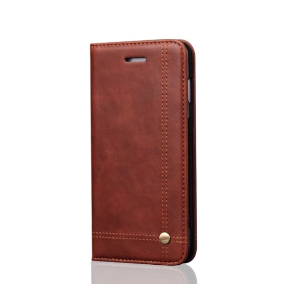 Stilrekt Fodral för iPhone X/XS (RUSTIC) Mörkbrun