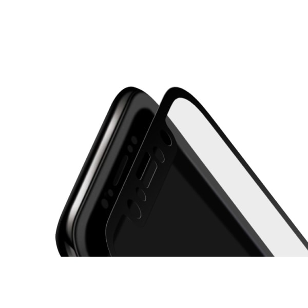 Skjermbeskyttelse for iPhone X (MyGuard) 3D/HD-Clear (2-PACK) Vit