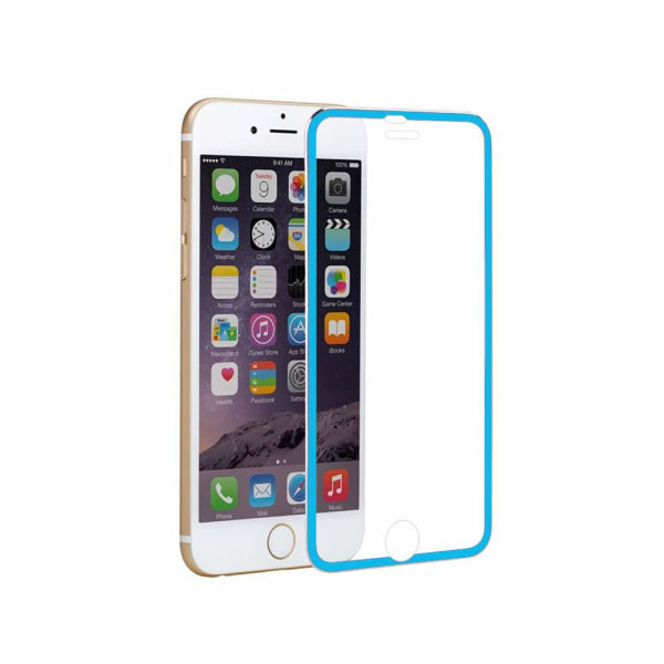 HuTechin näytönsuoja (alumiinikehys) - iPhone 6/6S Blå