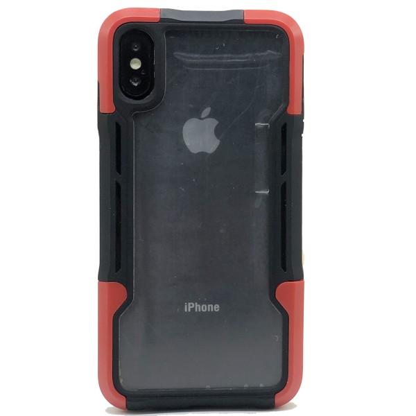 Stilsäkert Stötdämpande Skal - iPhone X/XS Röd