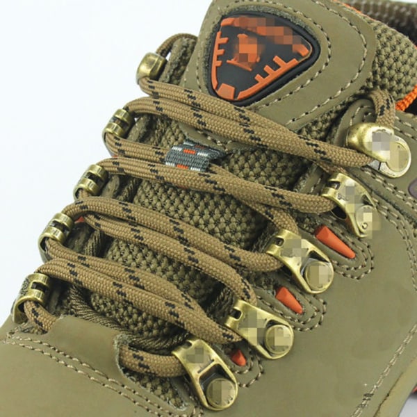 Tukevat ja kestävät kengännauhat (1M, 1,2M, 1,4M, 1,6M) Militärgrön/Khaki 1.6M