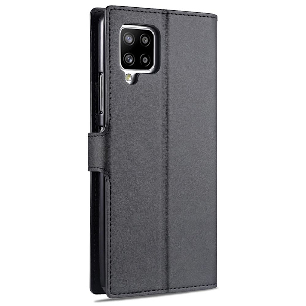 Tankevækkende fleksibel pung-etui - Samsung Galaxy A42 Svart