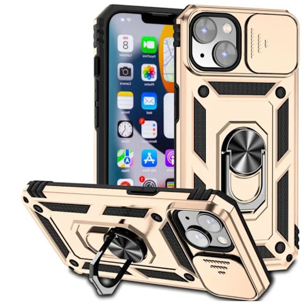 iPhone 13 Mini - Elegant Extra Skyddande ARMOR Skal Röd