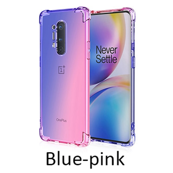 OnePlus 8 Pro - Støtdempende silikondeksel Transparent/Genomskinlig