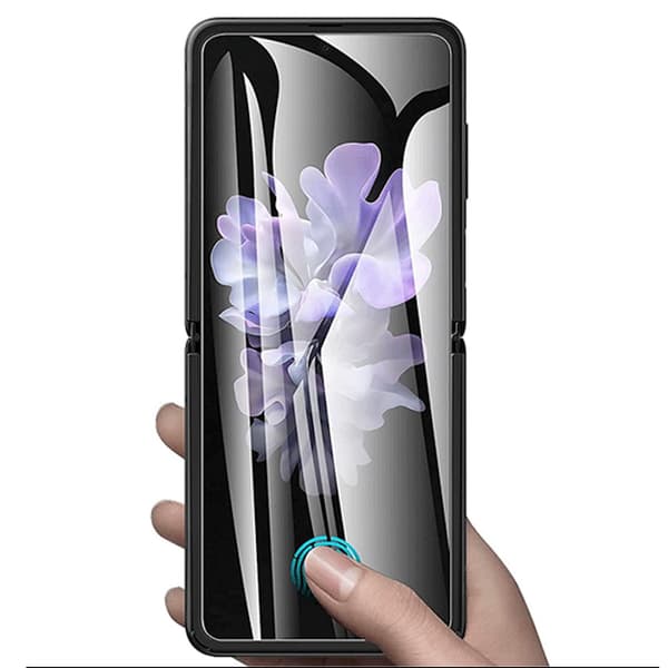 3in1 Hydrogel Fram- & Baksida Skärmskydd Z Flip 4 Transparent