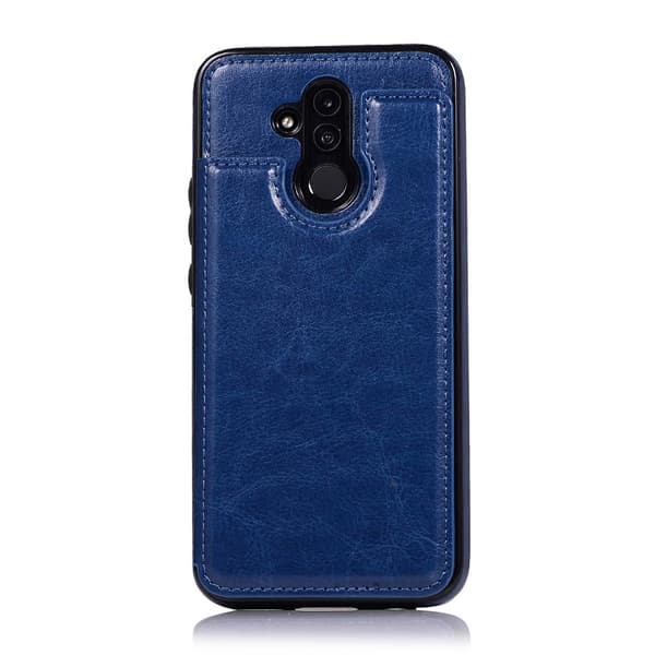 Elegant Smart Skal med Kortfack - Huawei Mate 20 Lite Rosa