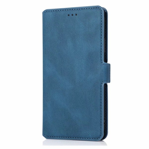 iPhone 15 Pro Max  Plånboksfodral i läder med flip-funktion (3-kortfack) Blue