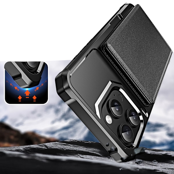 iPhone 13 Pro Plånboksfodral - Elegant Design & Fullt Skydd