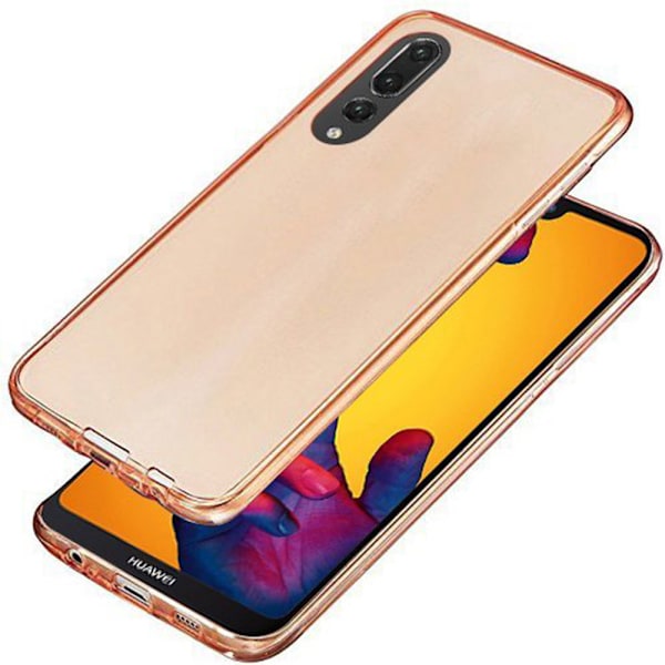 Smart Silikonfodral med Touchsensor (Fram & Bak) Huawei P20 Pro Guld