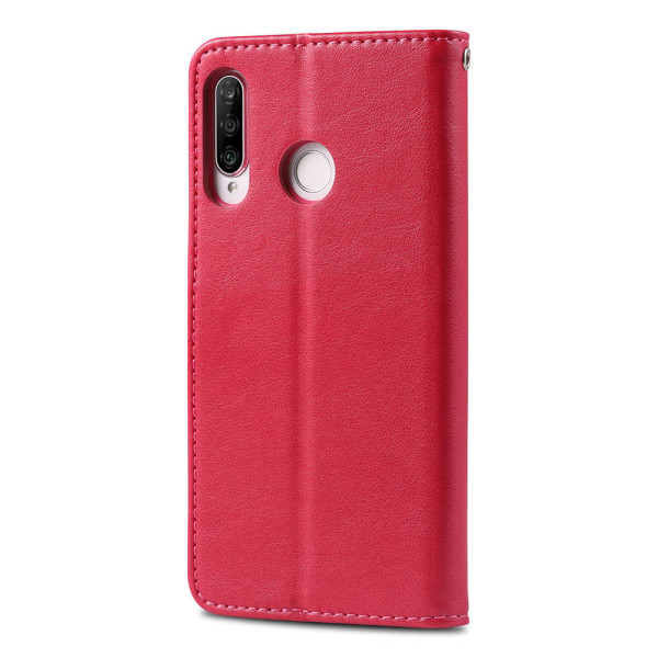 Tyylikäs eksklusiivinen lompakkokotelo - Huawei P30 Lite Röd