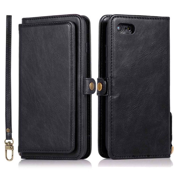 Smart Double Wallet Case - iPhone 7 Mörkgrön