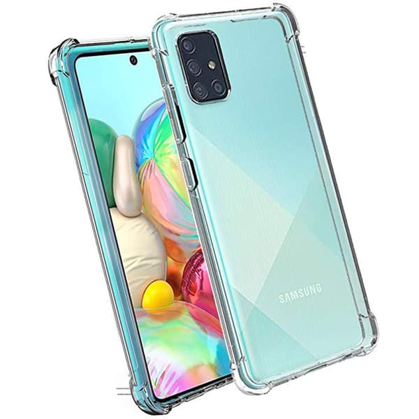 Samsung Galaxy A71 - Silikonskal FLOVEME Transparent
